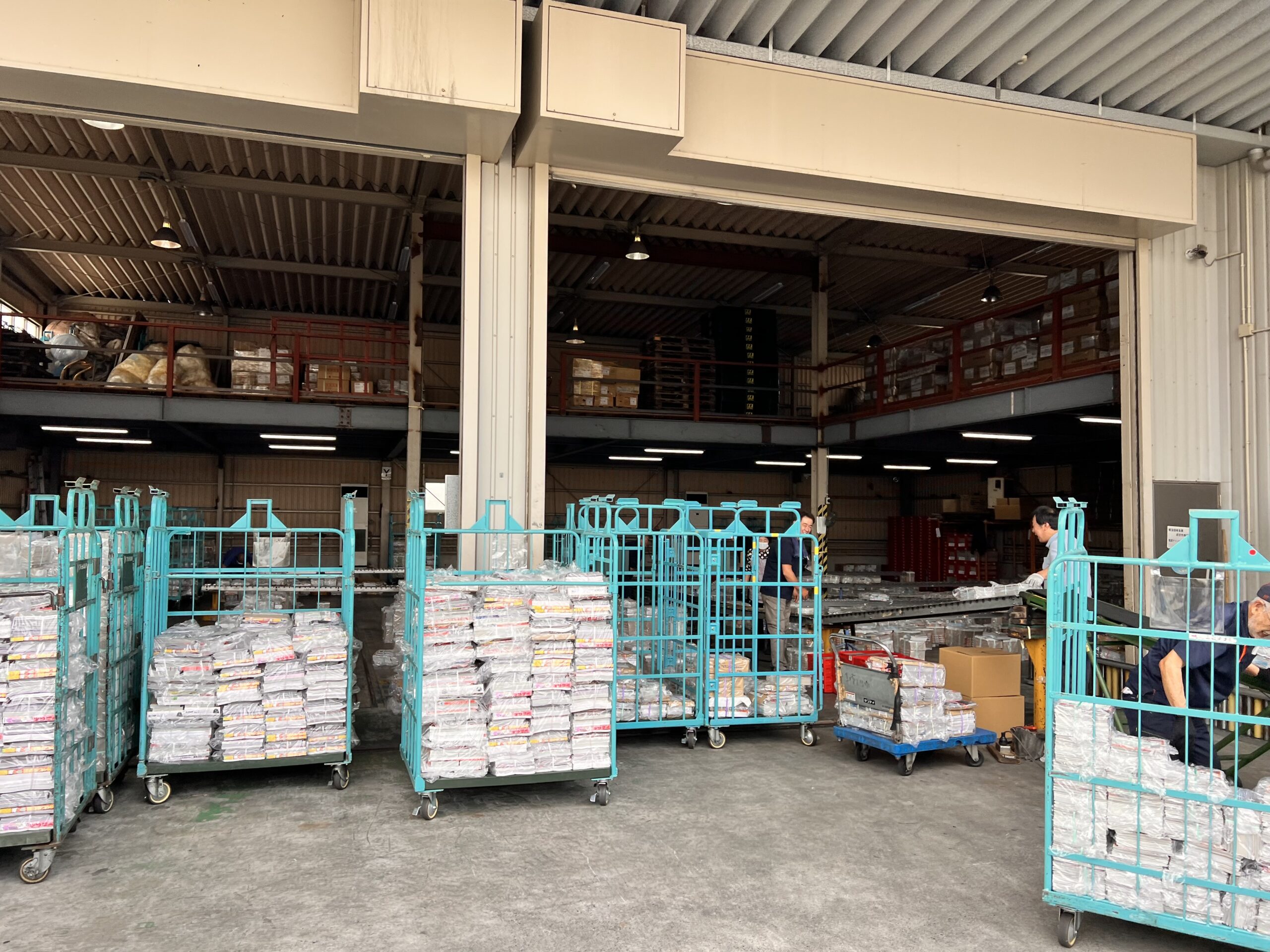 施設外就労の作業風景